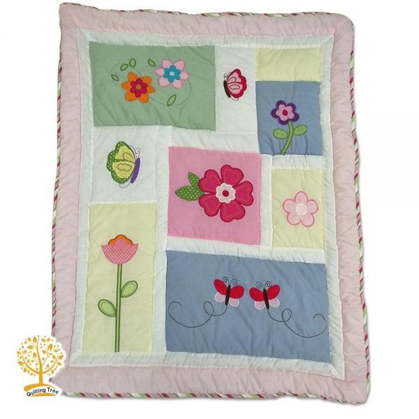 Flower & butterfly baby playmat cum comforter