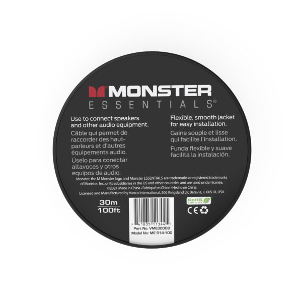 Monster Speaker Copper Wire Cable Spool ME S14-100